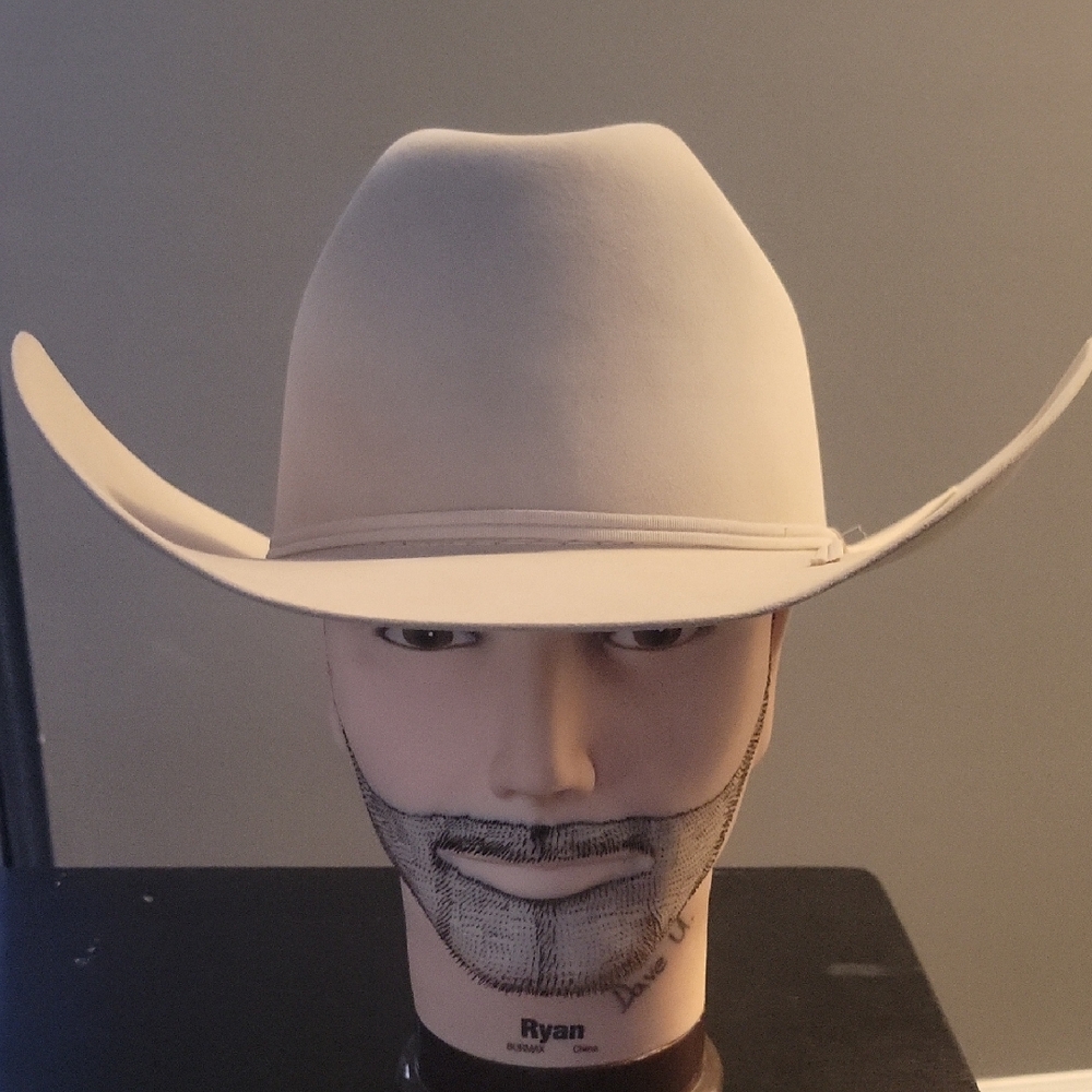 100x Seratelli Cream Cowboy Hat Size  7 3/8